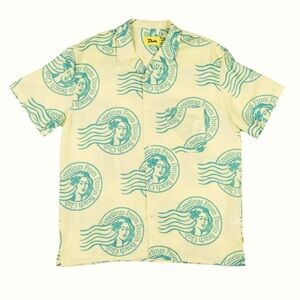 Duvin “Greetings From Duvin Beach Club” Button-Up Shirt (NWT)